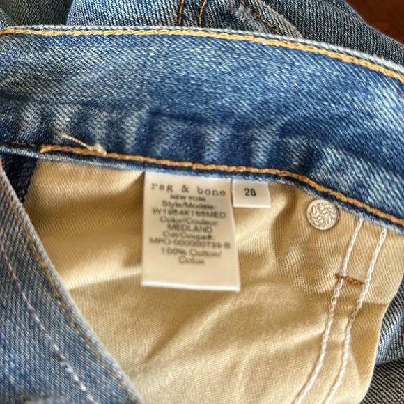 Rag & Bone Denim Hi Waist Shorts - Picture 5 of 5